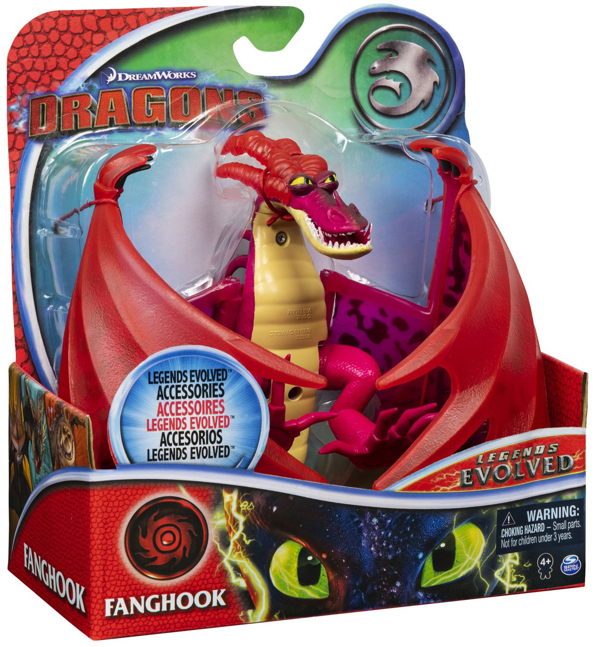 How to Train Your Dragon Dragons Legends Evolved Fanghook Action Figure