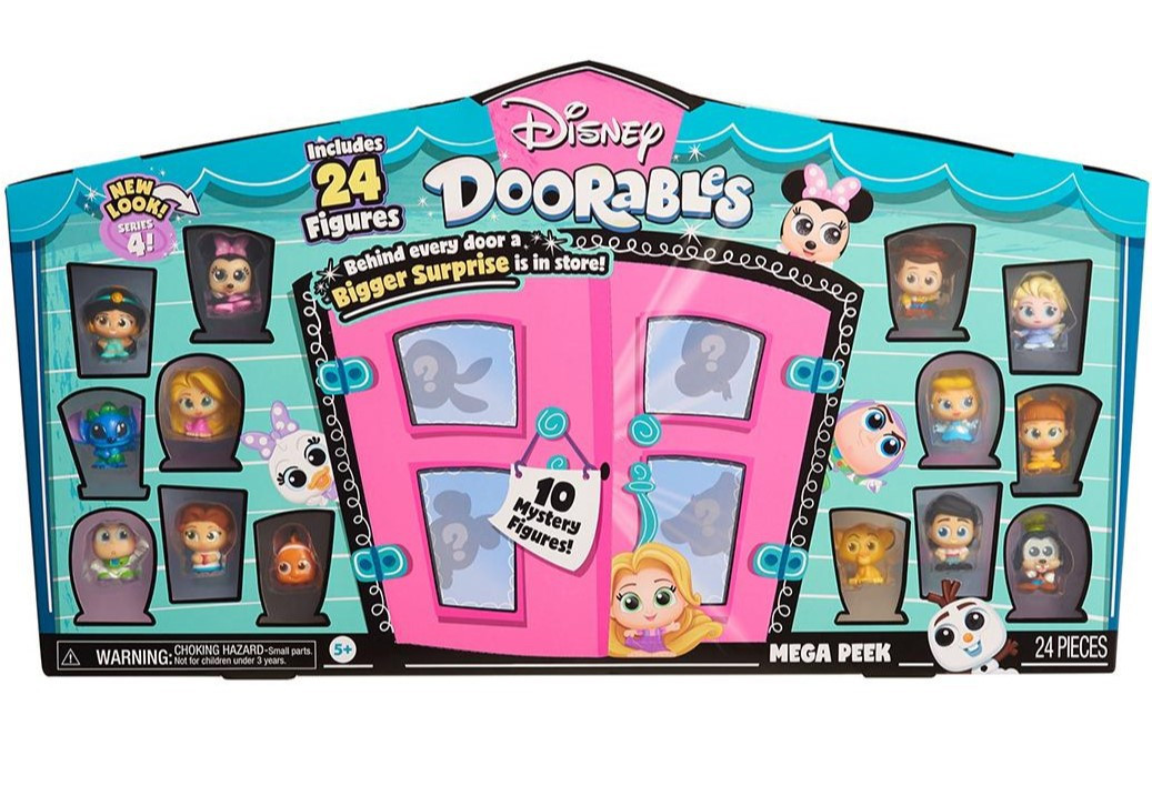 Disney Doorables Series 4 MEGA Peek Exclusive Playset 24 RANDOM Figures