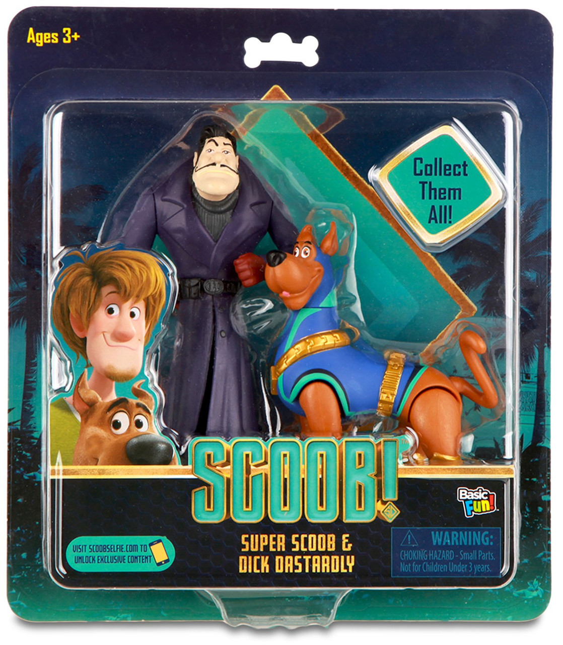Scooby Doo Movie SUPER SCOOB & DICK DASTARDLY 2-Pack Figures Details ...