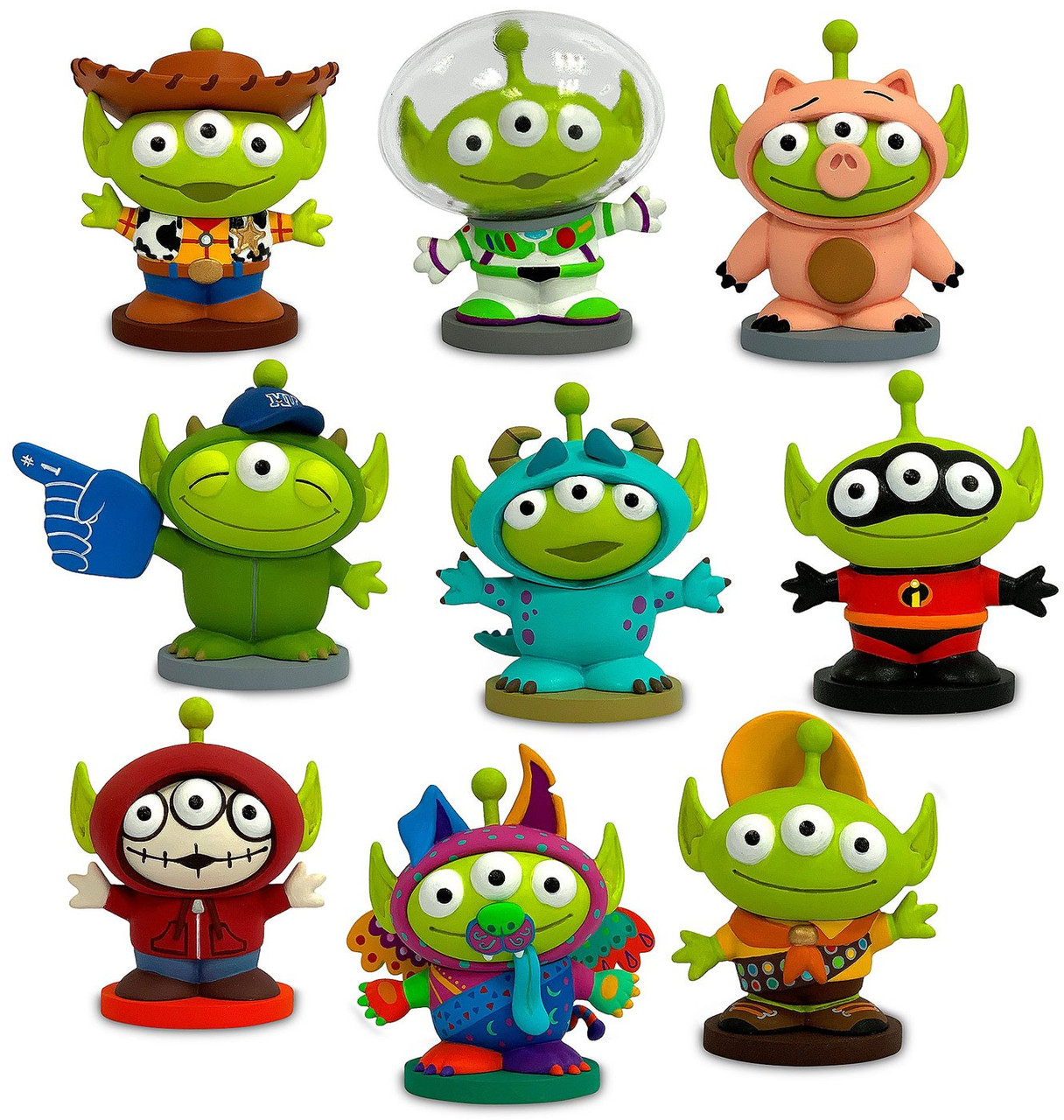 Disney Pixar Toy Story Alien Remix Exclusive 9-Piece PVC Figure