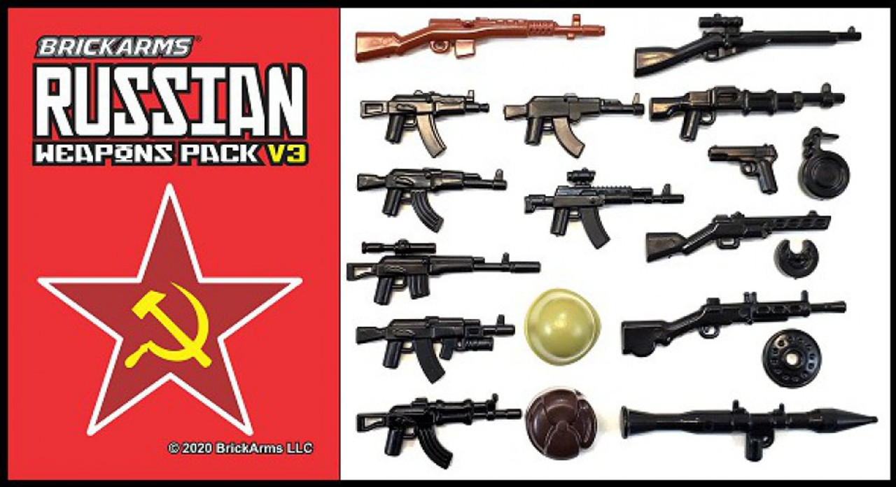 Brickarms Russian Pack V3 Weapons Pack Toywiz - arsenal guns cursor 1 roblox