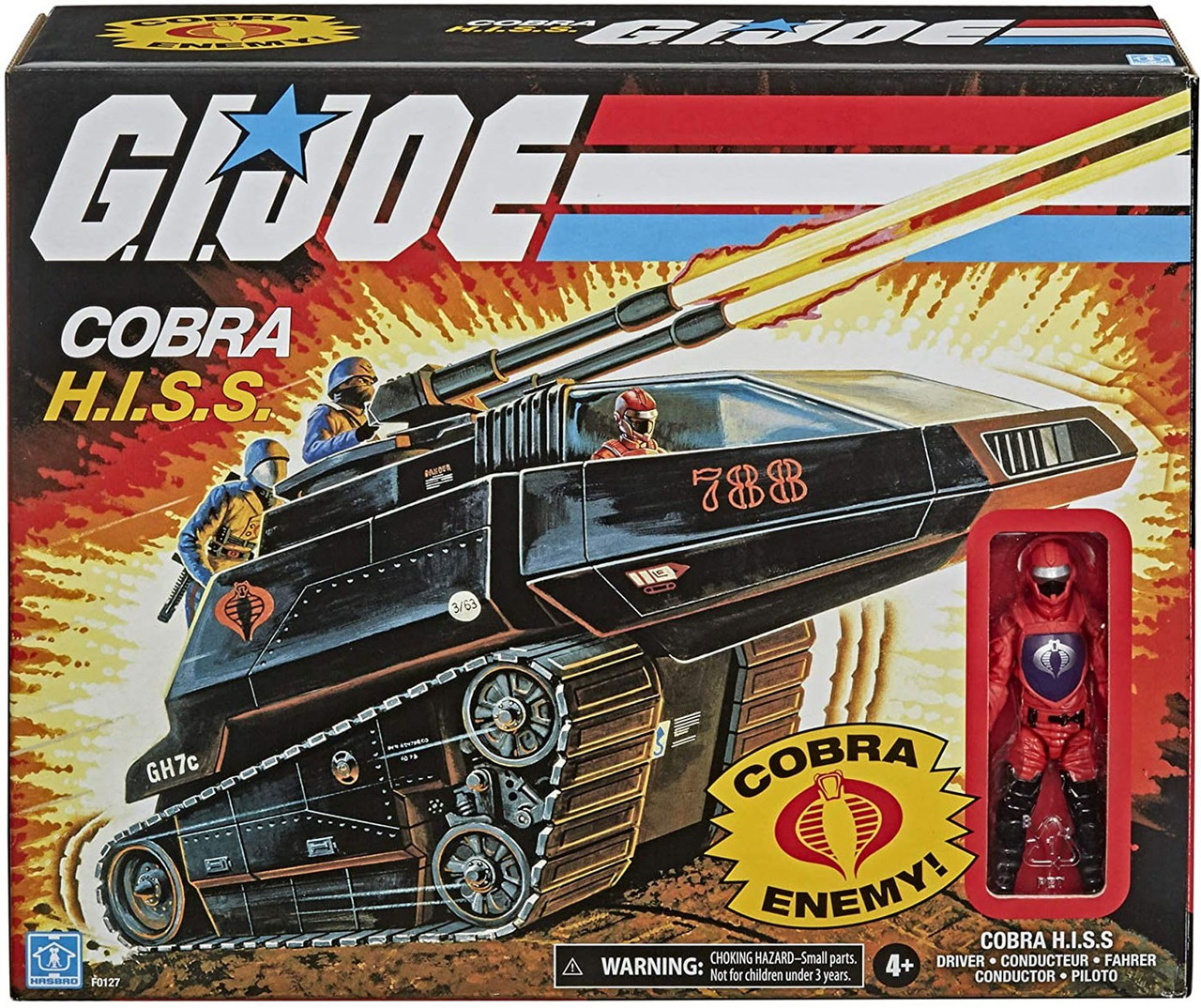 GI Joe Retro Collection Cobra H.I.S.S. Exclusive 3.75 Vehicle