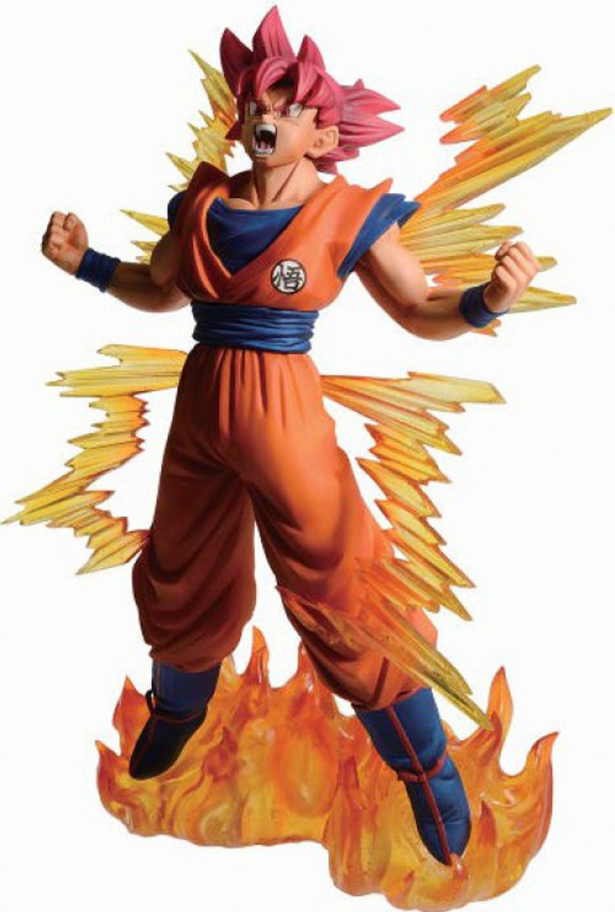 Dragon Ball Super Ichiban Super Sayan God Goku 7 8 Collectible Pvc Figure Bandai Japan Toywiz - roblox vegeta he is speaking the language of the gods