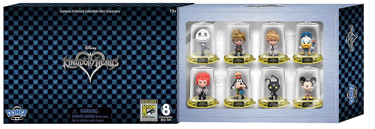Disney Domez Kingdom Hearts Exclusive Figure 8-Pack Damaged
