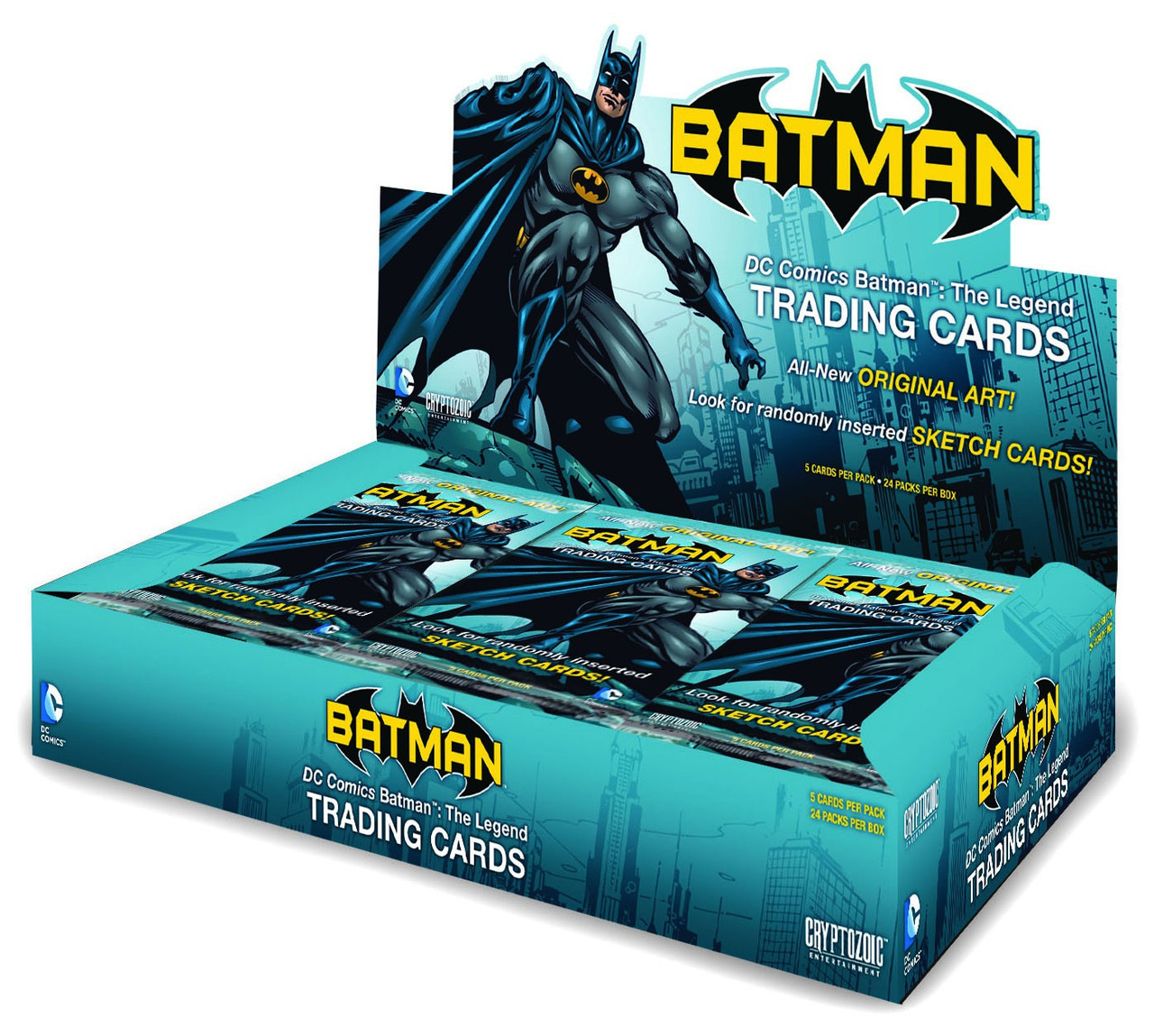 DC Comics Batman The Legend Batman The Legend Trading Card Box 24 Packs