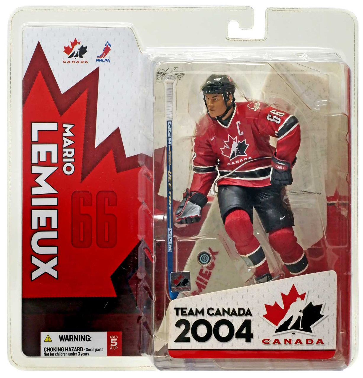 McFarlane Toys NHL Team Canada Mario Lemieux Figure Yellow ...