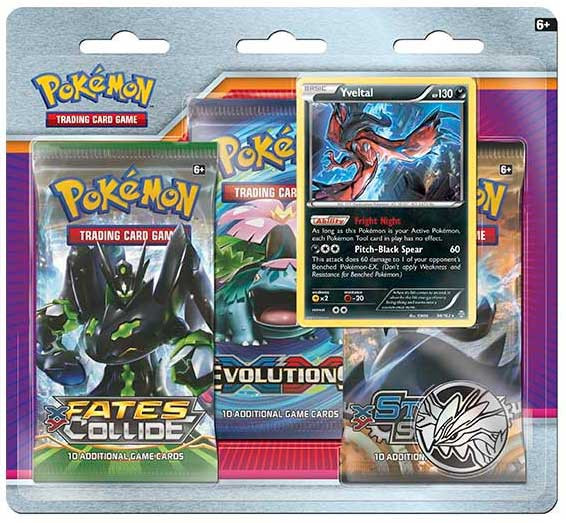 Pokemon XY Yveltal Special Edition 3 Booster Packs, Promo Card