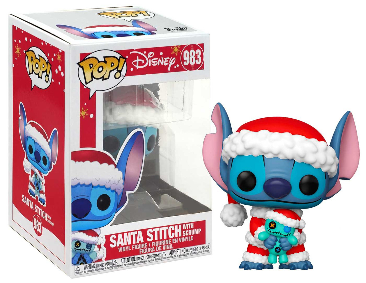 Funko Disney Lilo Stitch POP Disney Santa Stitch Exclusive ...