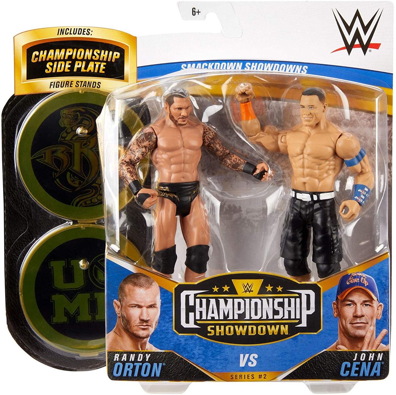 Wwe Wrestling Championship Showdown Series 2 John Cena Vs Randy Orton 6 Action Figure 2 Pack Mattel Toys Toywiz