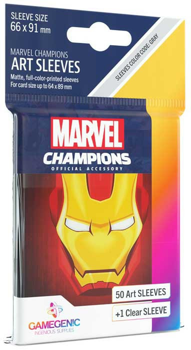 Marvel Marvel Champions LCG Iron Man Standard Card Sleeves Gamegenic