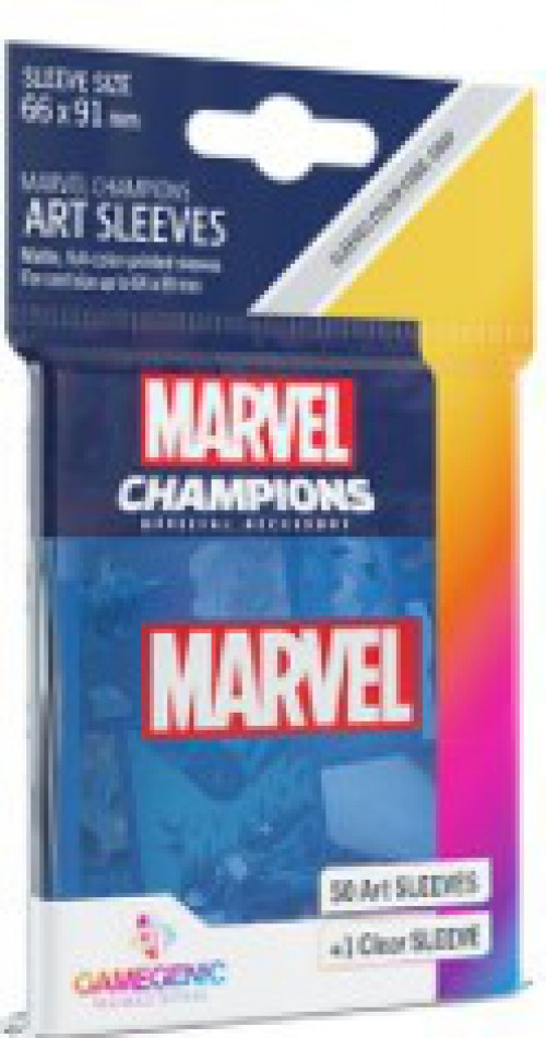 Marvel Marvel Champions LCG Marvel Blue Standard Card Sleeves Gamegenic