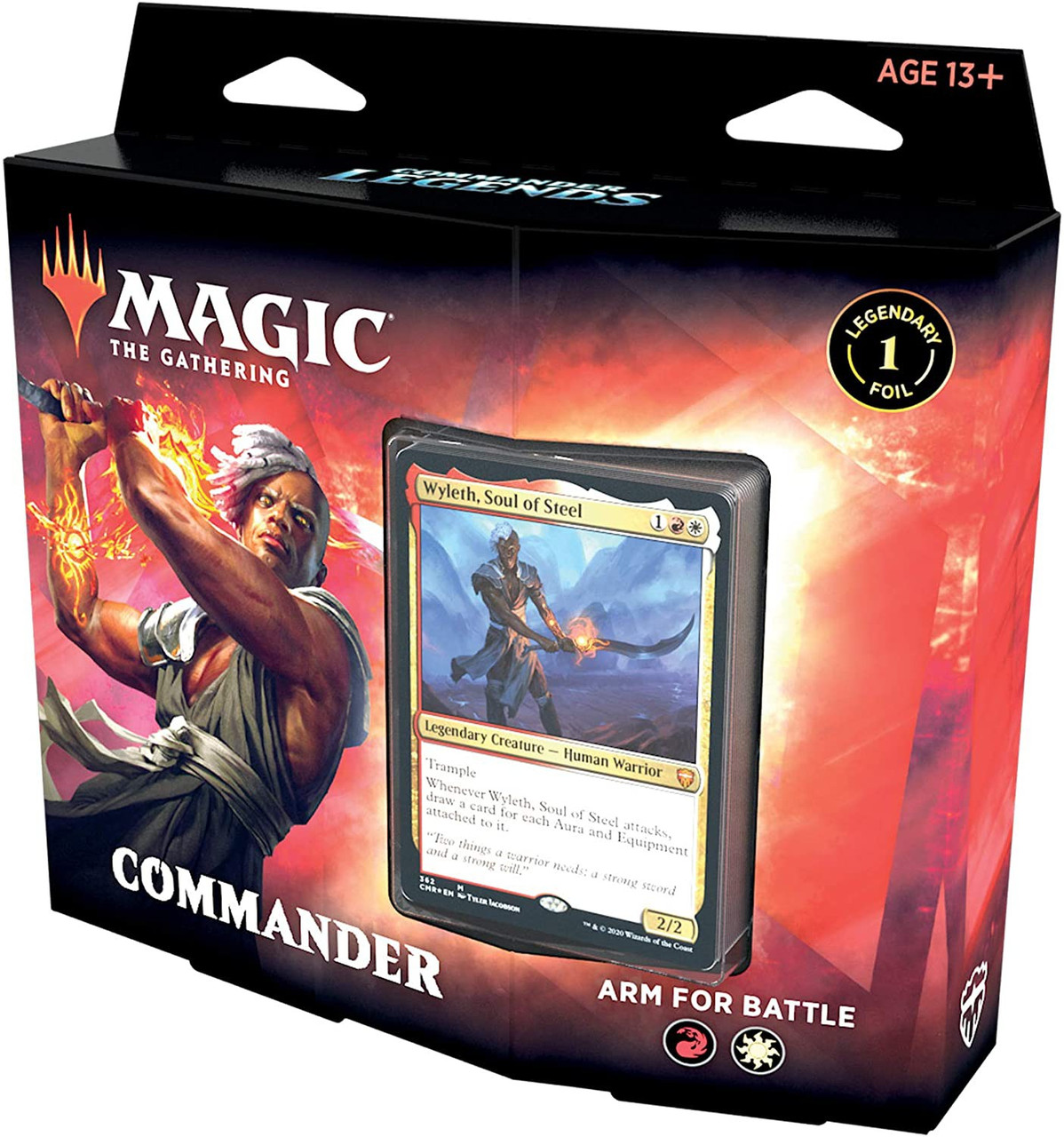 Magic the Gathering Commander Legends Arm for Battle Deck Red