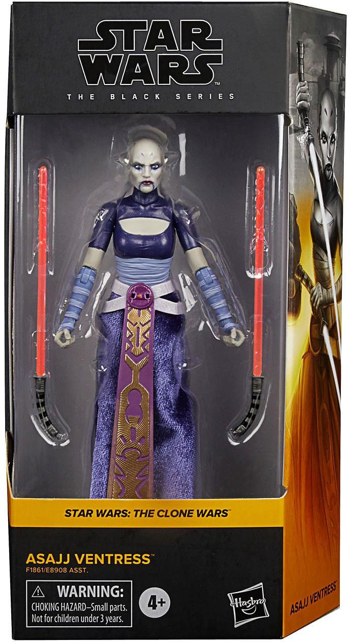 Star Wars The Clone Wars Black Series Wave 4 Asajj Ventress 6 Action Figure Hasbro Toys Toywiz