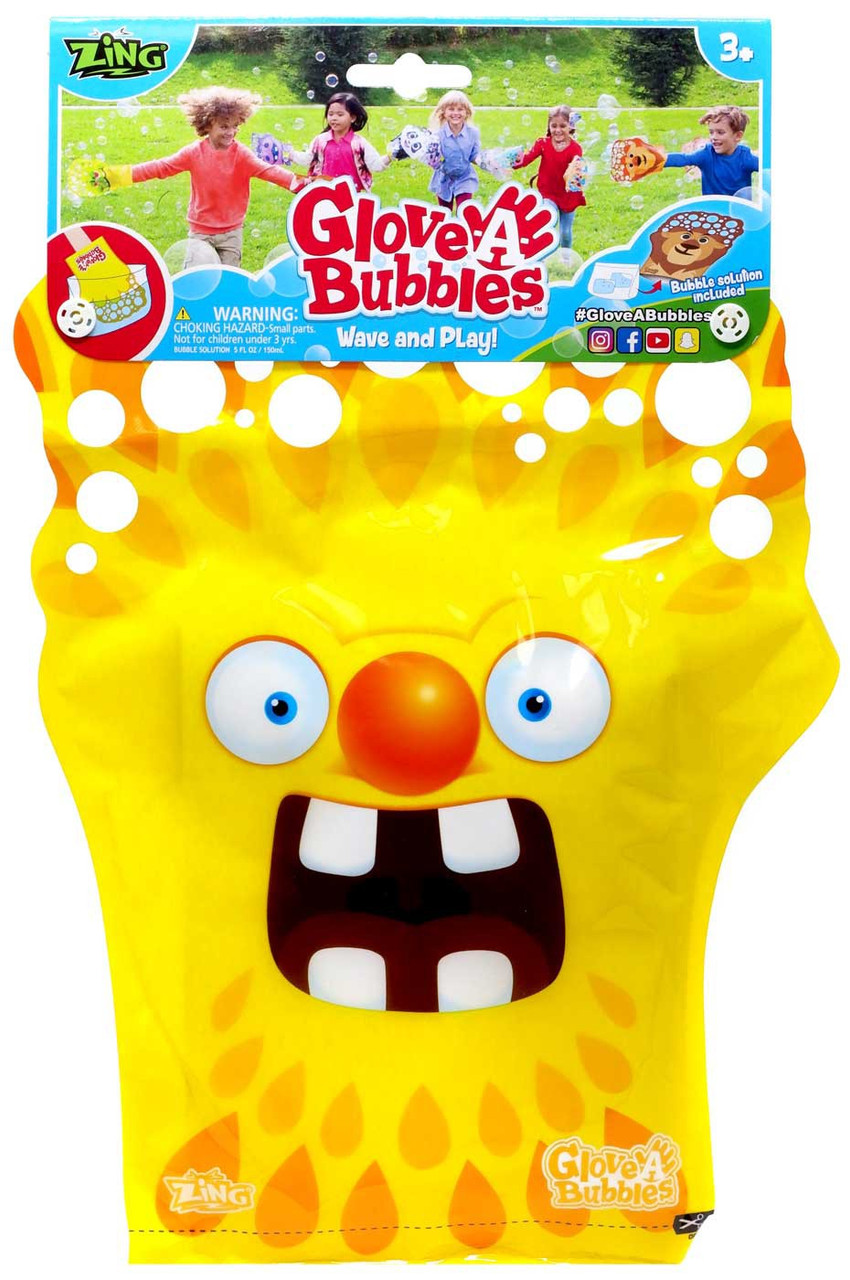 Glove A Bubble Yellow Monster Zing - ToyWiz