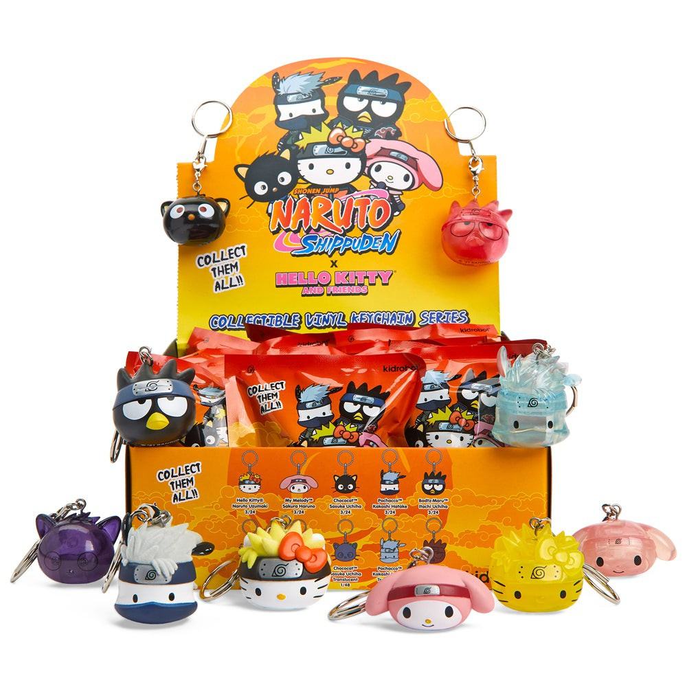 Sanrio Naruto x Hello Kitty Vinyl Keychain Series 1 Mystery Box 24