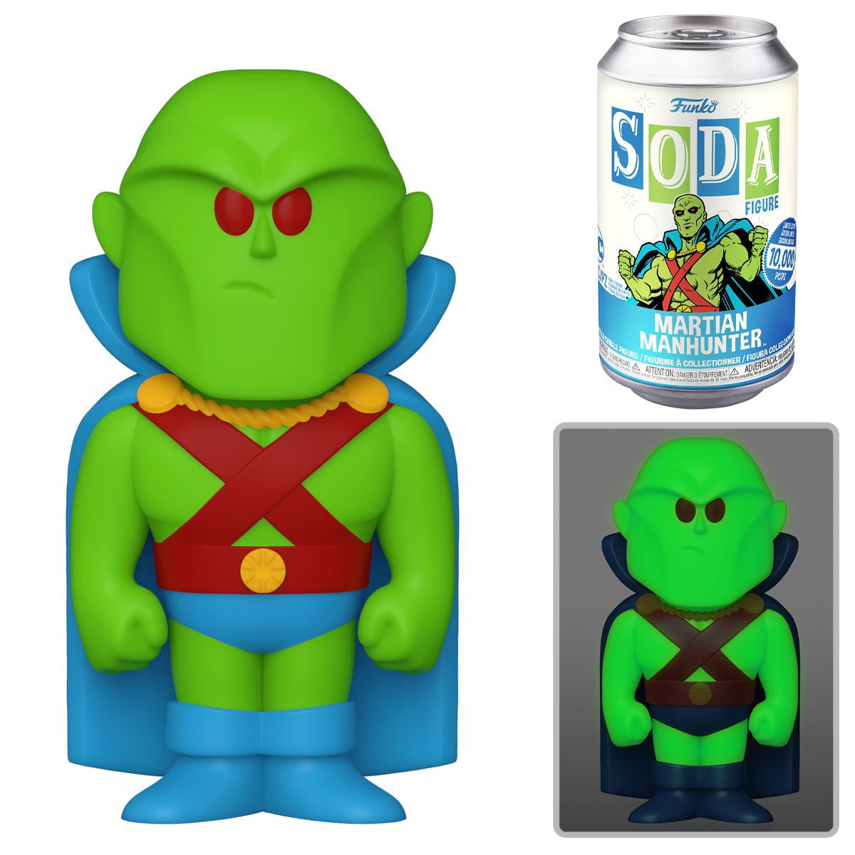 McFarlane DC×モンスターバース フィギュア2体+Funko SODA Funko DC Comics Vinyl Soda Martian Manhunter Limited Edition of