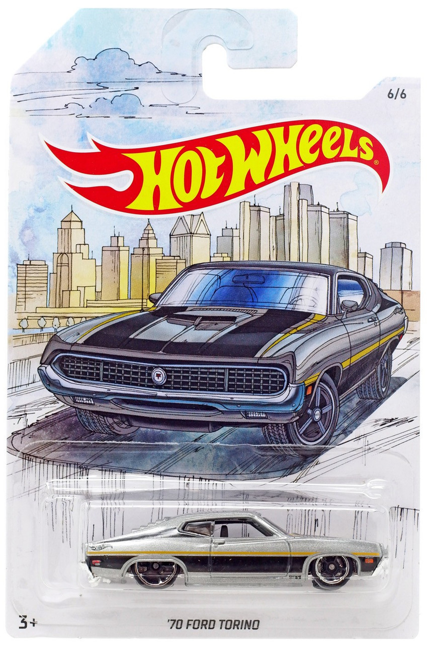 ミニカー Hot Wheels 70 Ford Torino 40th hwdm70fordtorino__19213.