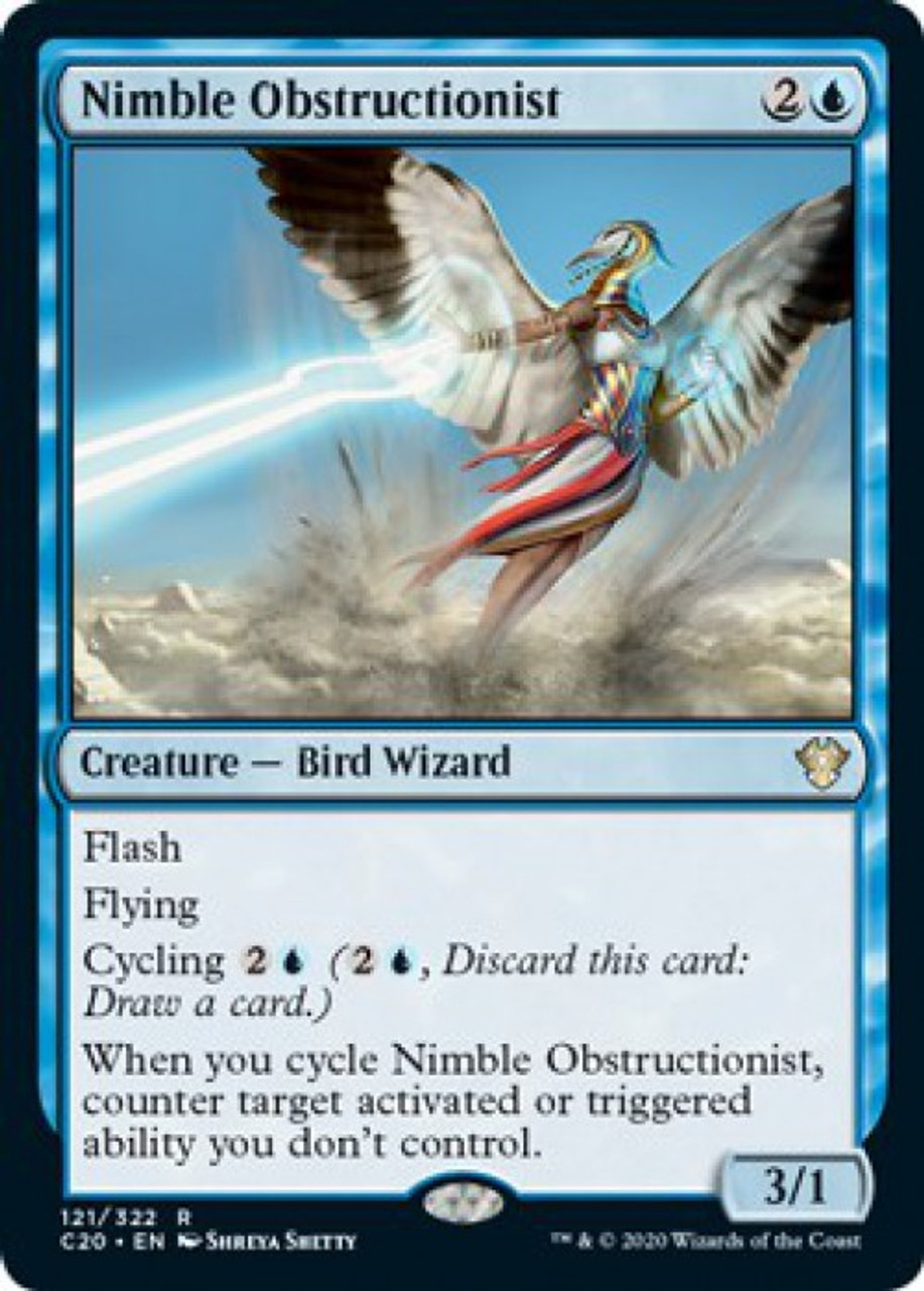 Magic The Gathering Commander 2020 Single Card Rare Nimble Obstructionist 121 Toywiz - nimble studios roblox