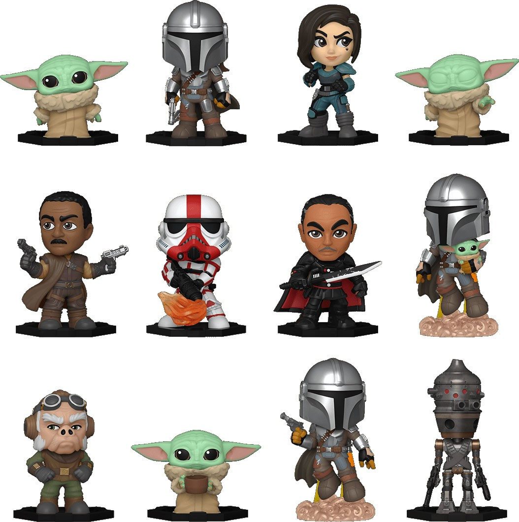 Funko Star Wars Mystery Minis The Mandalorian Mystery Box 12 Packs ToyWiz