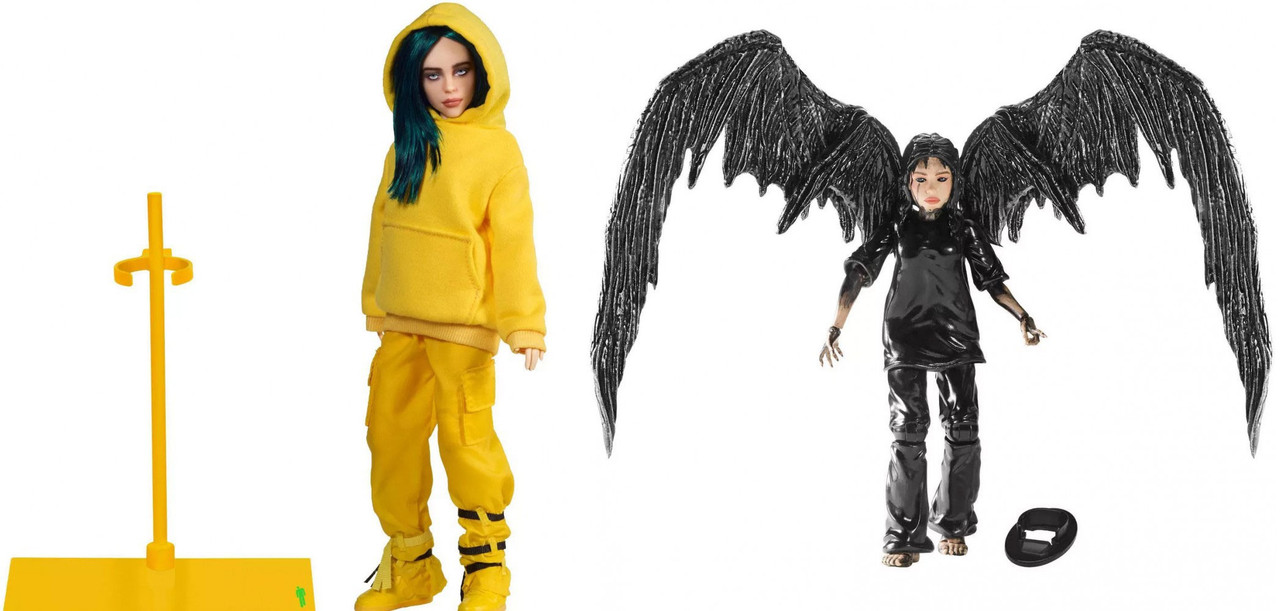 Billie Eilish Bad Guy All Good Girls Go To Hell Set Of Doll Action Figure Playmates Toywiz - billie eilish roblox outfit