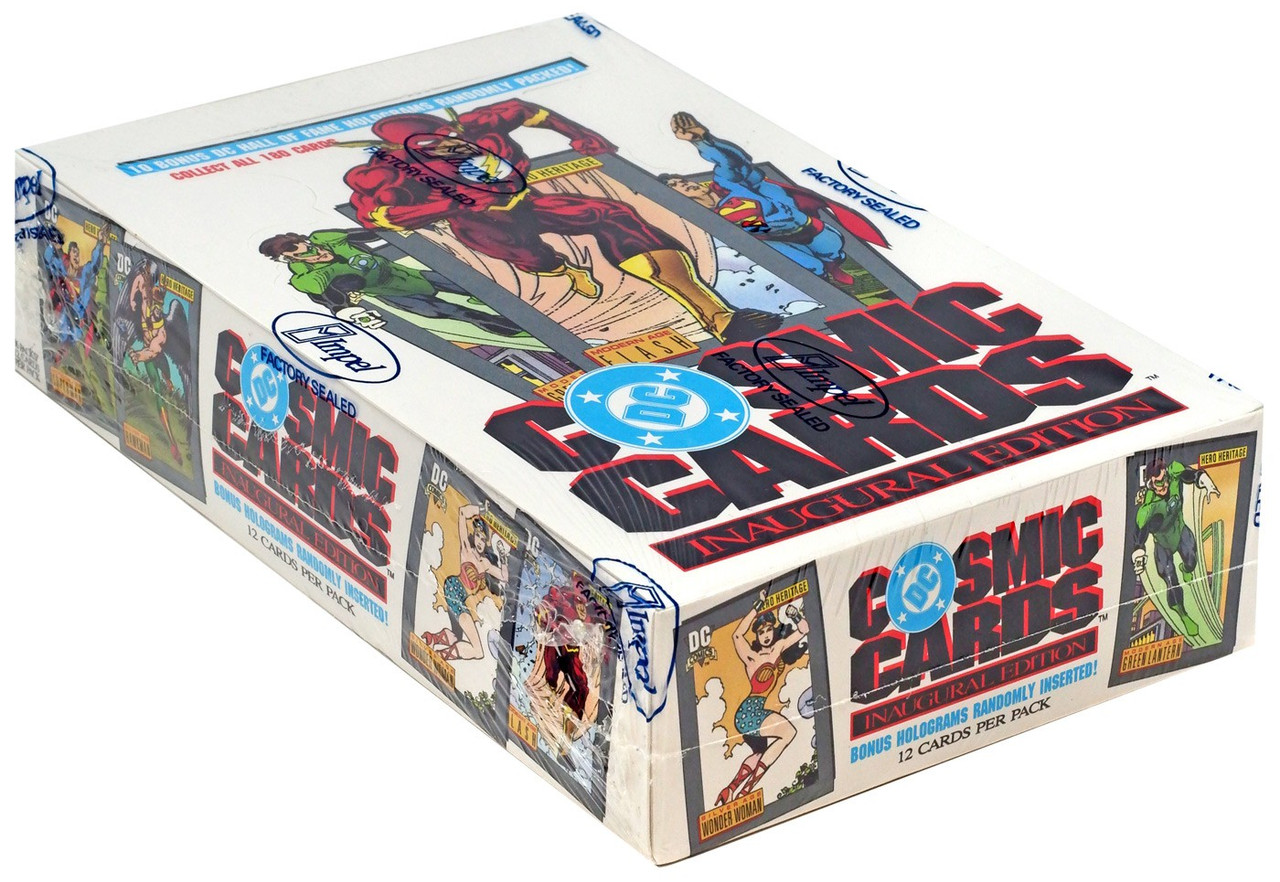 1991 Impel DC Cosmic Cards Inaugural Edition Trading Card Box
