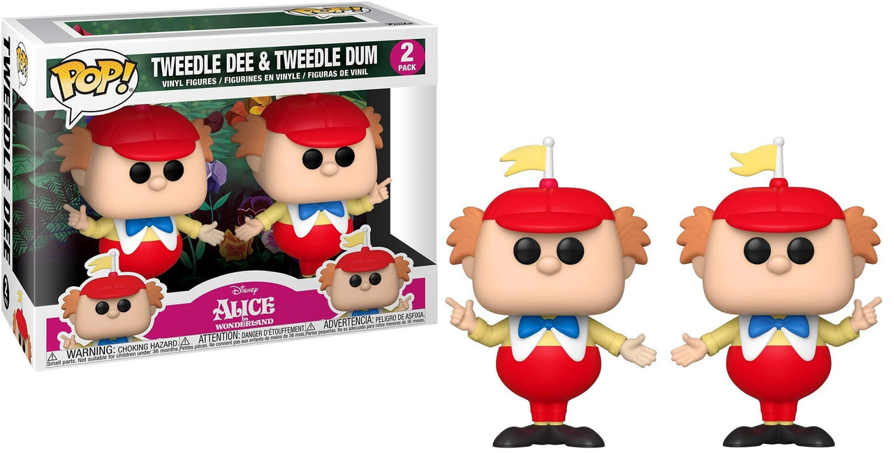 Funko Disney Alice In Wonderland 70th Anniversary Pop Tweedle Dee Tweedle Dum Vinyl Figure 2 Pack 2 Pack Toywiz - dum dee dum roblox code