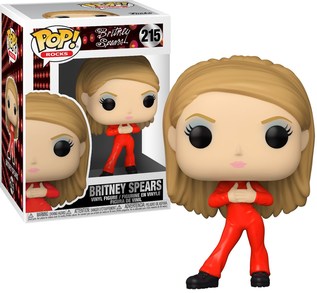 Funko Britney Spears Pop Rocks Britney Spears Vinyl Figure 215 Catsuit Toywiz