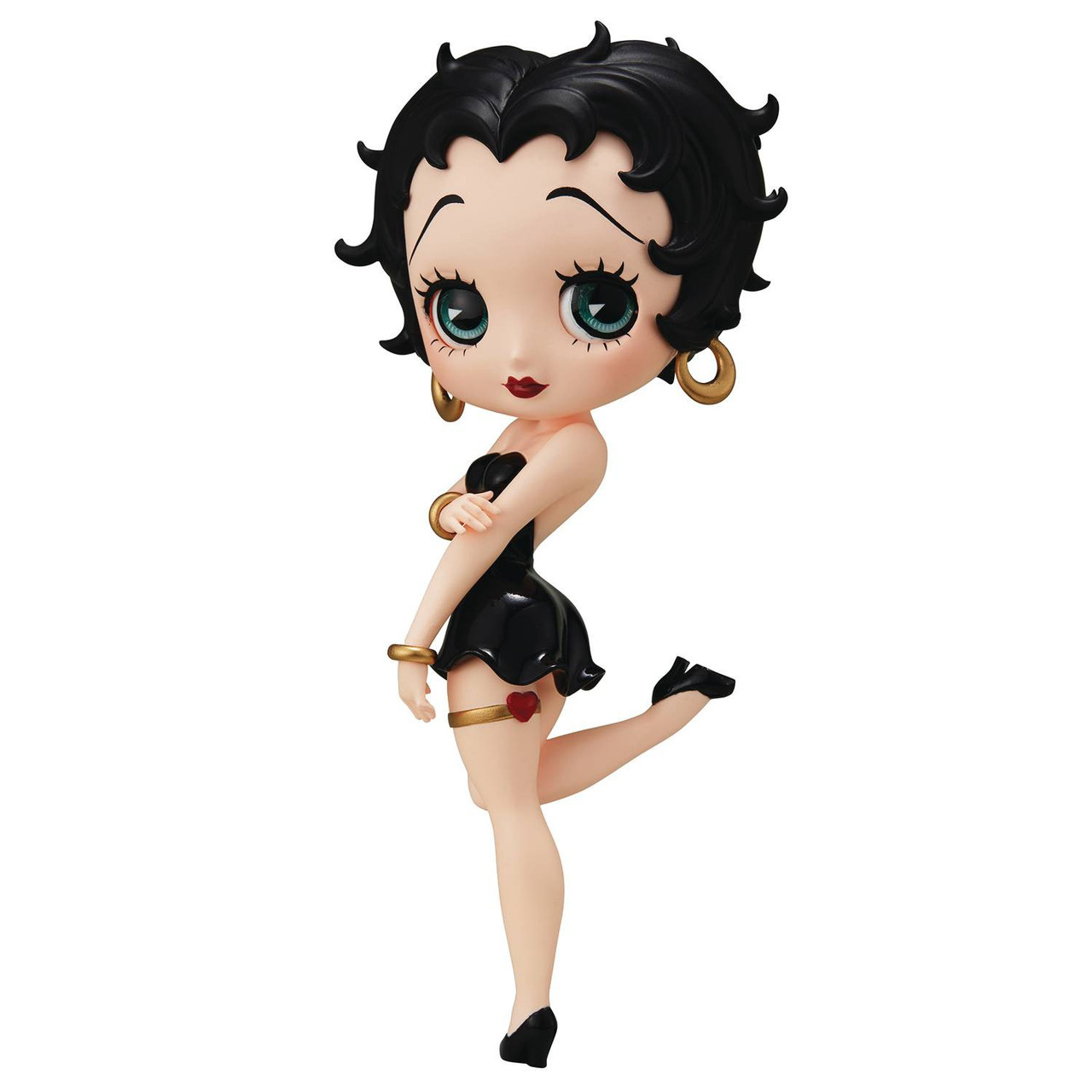 Betty Boop Q Posket Betty Boop 5 5 Collectible Pvc Figure Black Dress Banpresto Toywiz