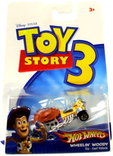 Toy Story 3 Hot Wheels Wheelin Woody Diecast Car Mattel Toys - ToyWiz