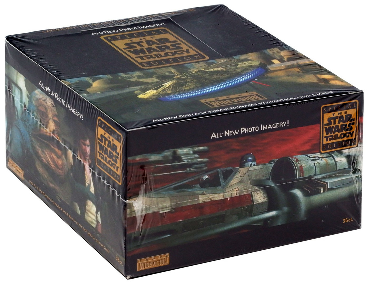 Star Wars Topps The Trilogy Widevision Trading Card Box Special Edition
