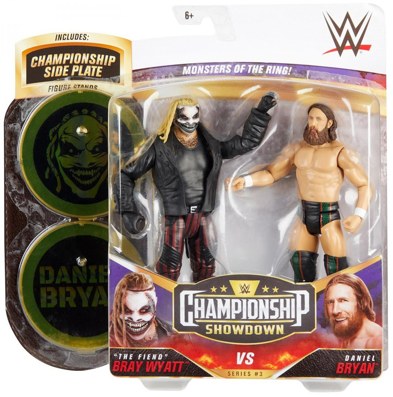 Wwe Wrestling Championship Showdown Series 3 The Fiend Bray Wyatt Vs Daniel Bryan 6 Action Figure 2 Pack Mattel Toys Toywiz