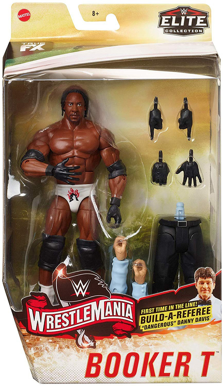 WWE Wrestling Elite Collection WrestleMania 19 Booker T Action