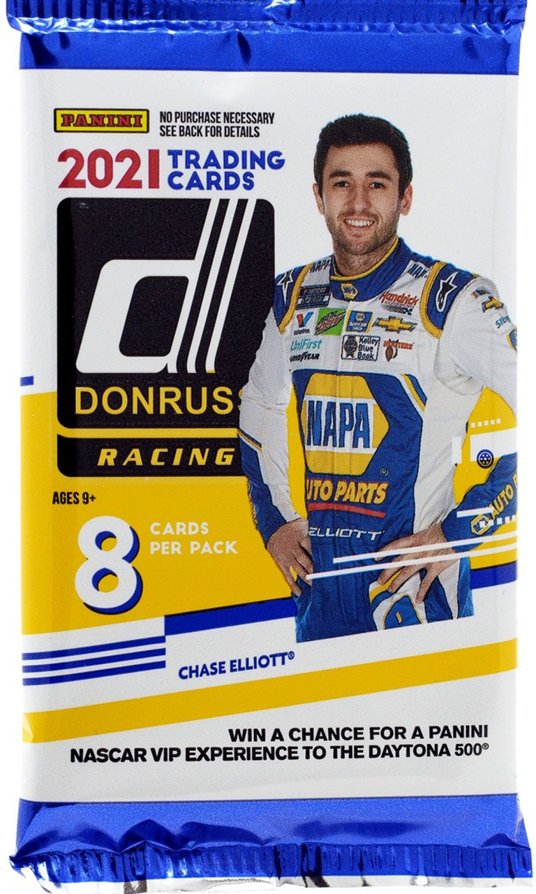 Nascar Panini 2021 Donruss Racing Trading Card Hobby Pack 8 Cards Toywiz