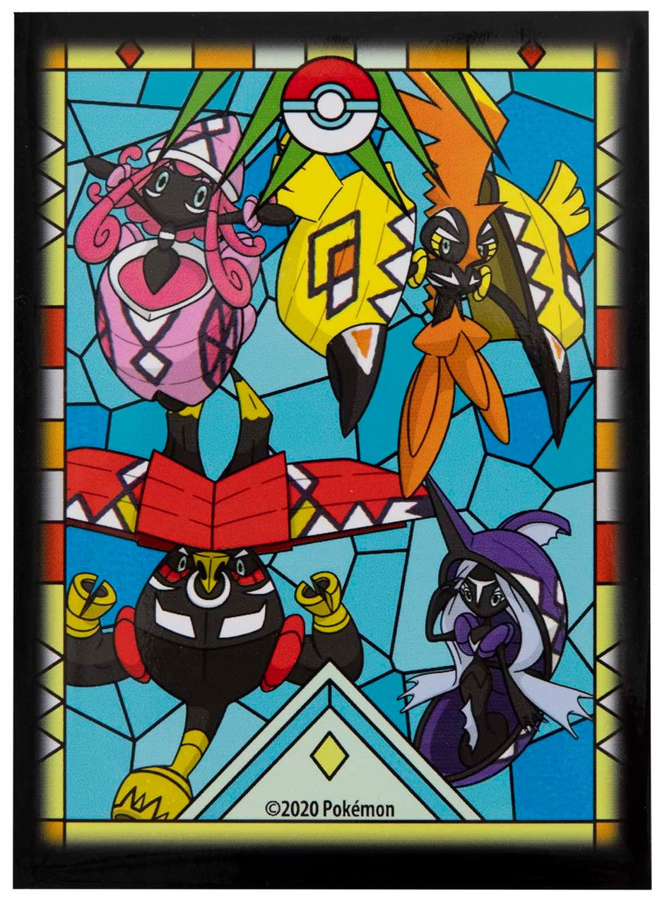 tapu koko card sleeves ex - 051/159 These 65 card sleeves show Tapu Lele Pokemon Trading Card Game Island