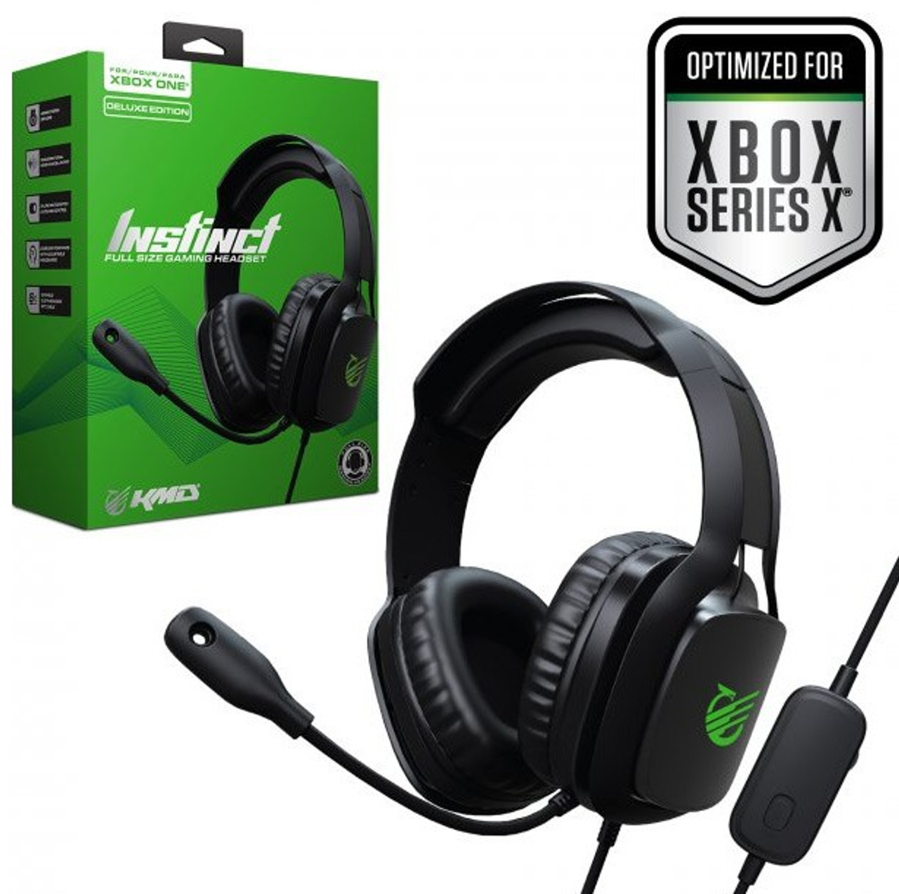 Kmd Instinct Deluxe Wired Headset Xbox Toywiz - deluze game headset roblox