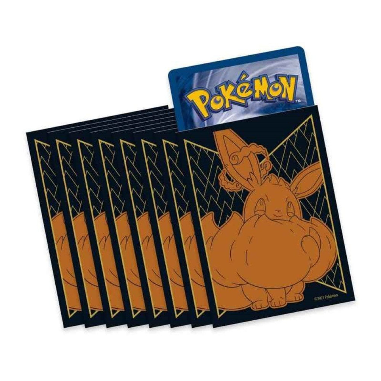 Pokemon Trading Card Game Shining Fates Eevee Vmax Card Sleeves 65 Count Pokemon Usa Toywiz - eevee pokemon adventures roblox