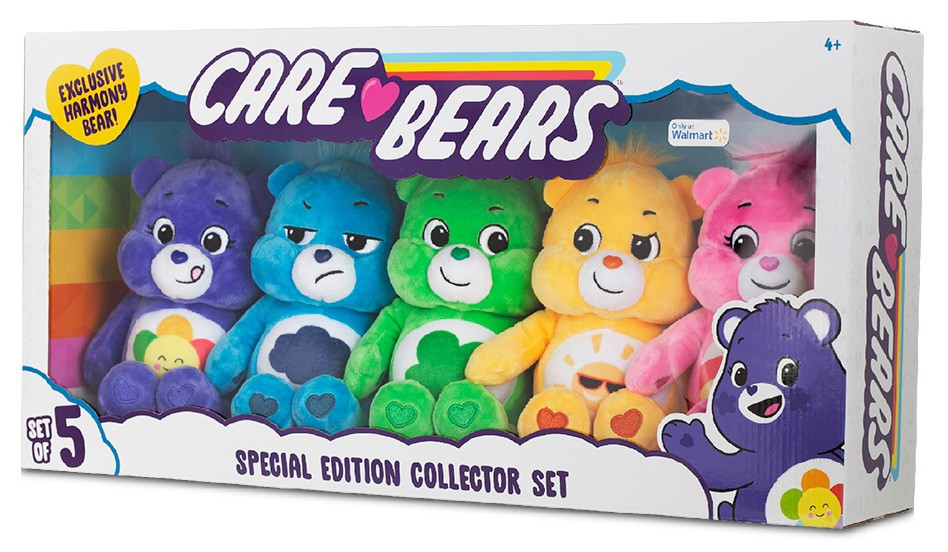 Care Bears Cheer Bear, Grumpy Bear, Funshine Bear, Good Luck Bear ...