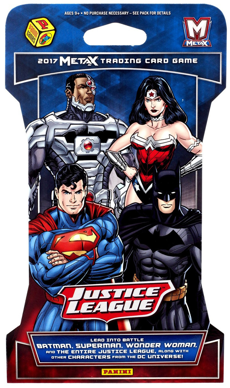 Dc 2017 Metax Trading Card Game Justice League Trading Card Pack 12 Cards Panini Toywiz Poslednie tvity ot dcuo (@dcuo). panini