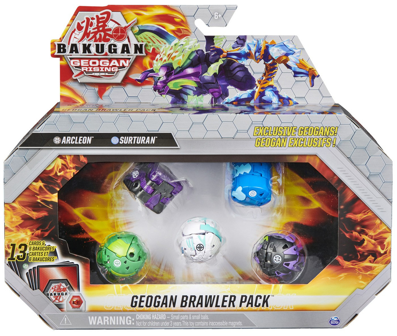 Bakugan Geogan Rising Brawler Pack Arcleon, Surturan ...