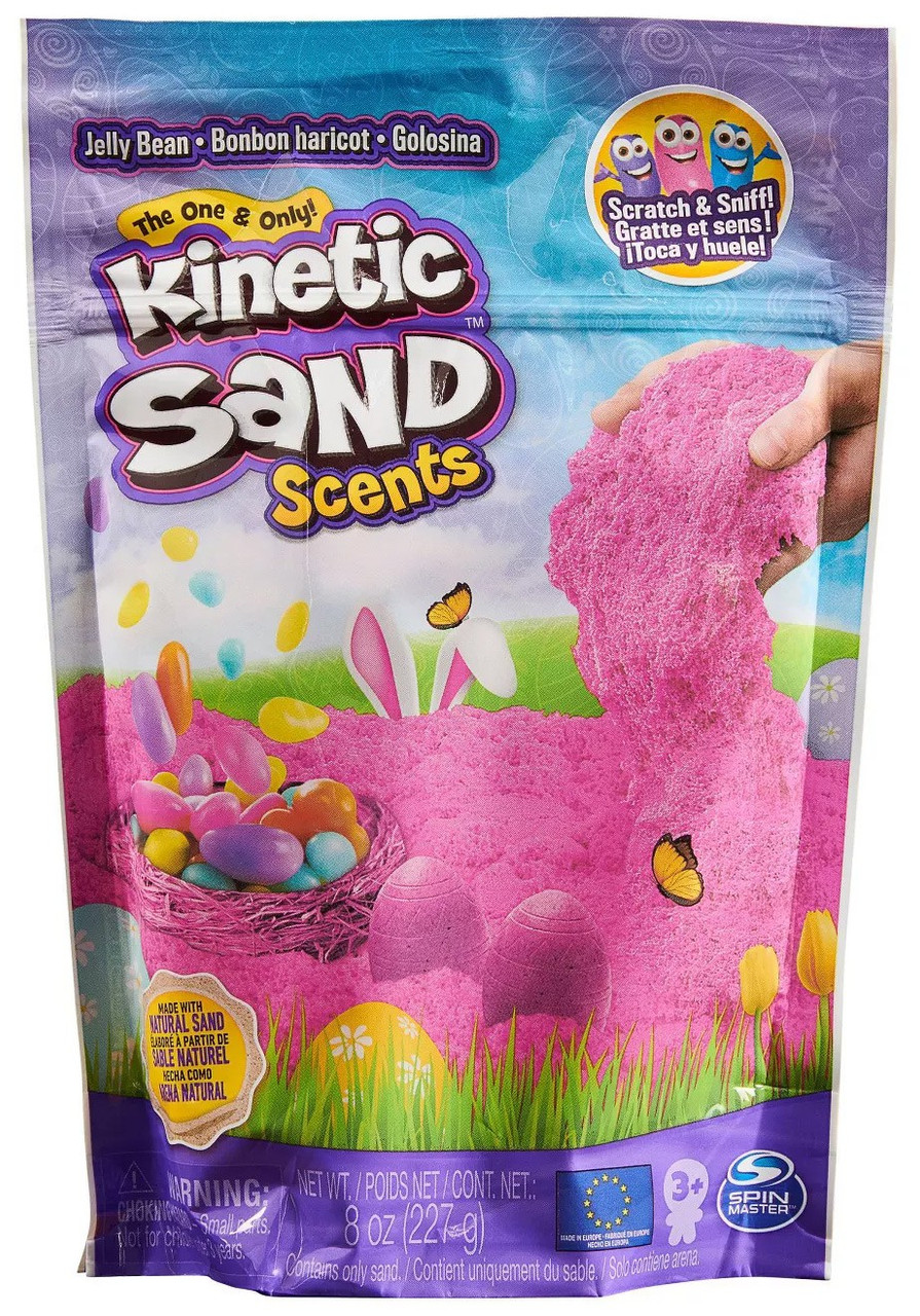 Kinetic Sand Scents Jelly Bean Exclusive 8 Ounce Pack Pink Spin Master Toywiz - jelly roblox theme park 4