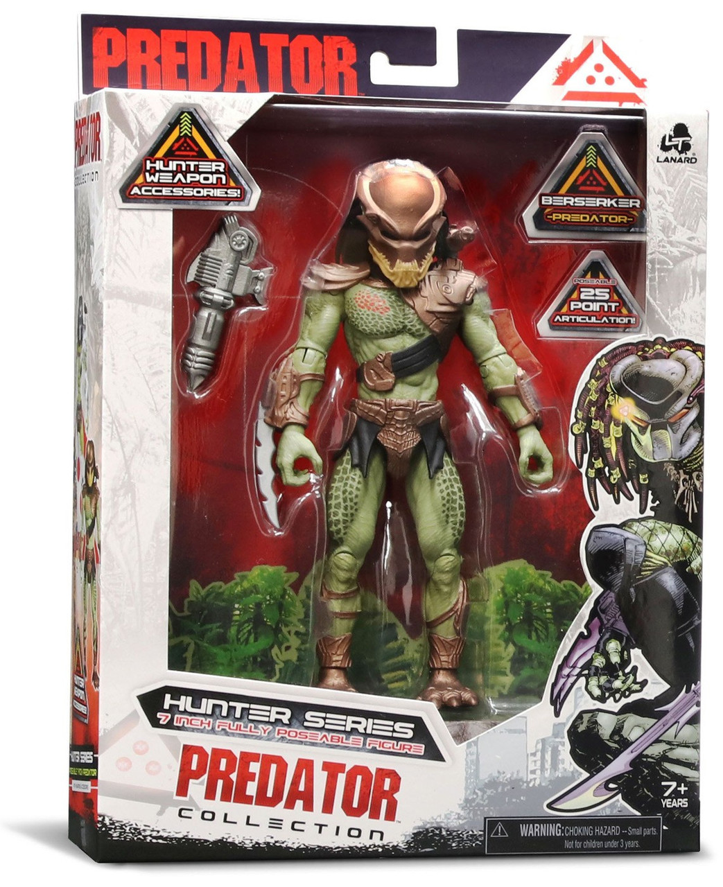 31362 for sale online Lanard Jungle Hunter Predator 7 inch Action Figure 