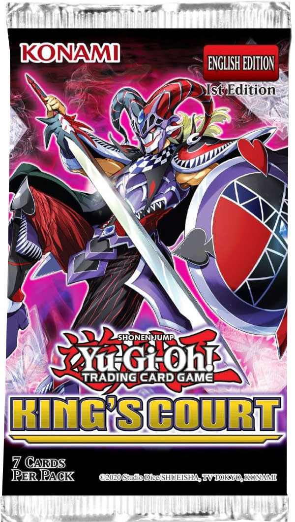 遊戯王 EU英語版 King's Court 1BOX 新品未開封 YuGiOh Kings Court Booster Pack 7 Cards Konami - ToyWiz