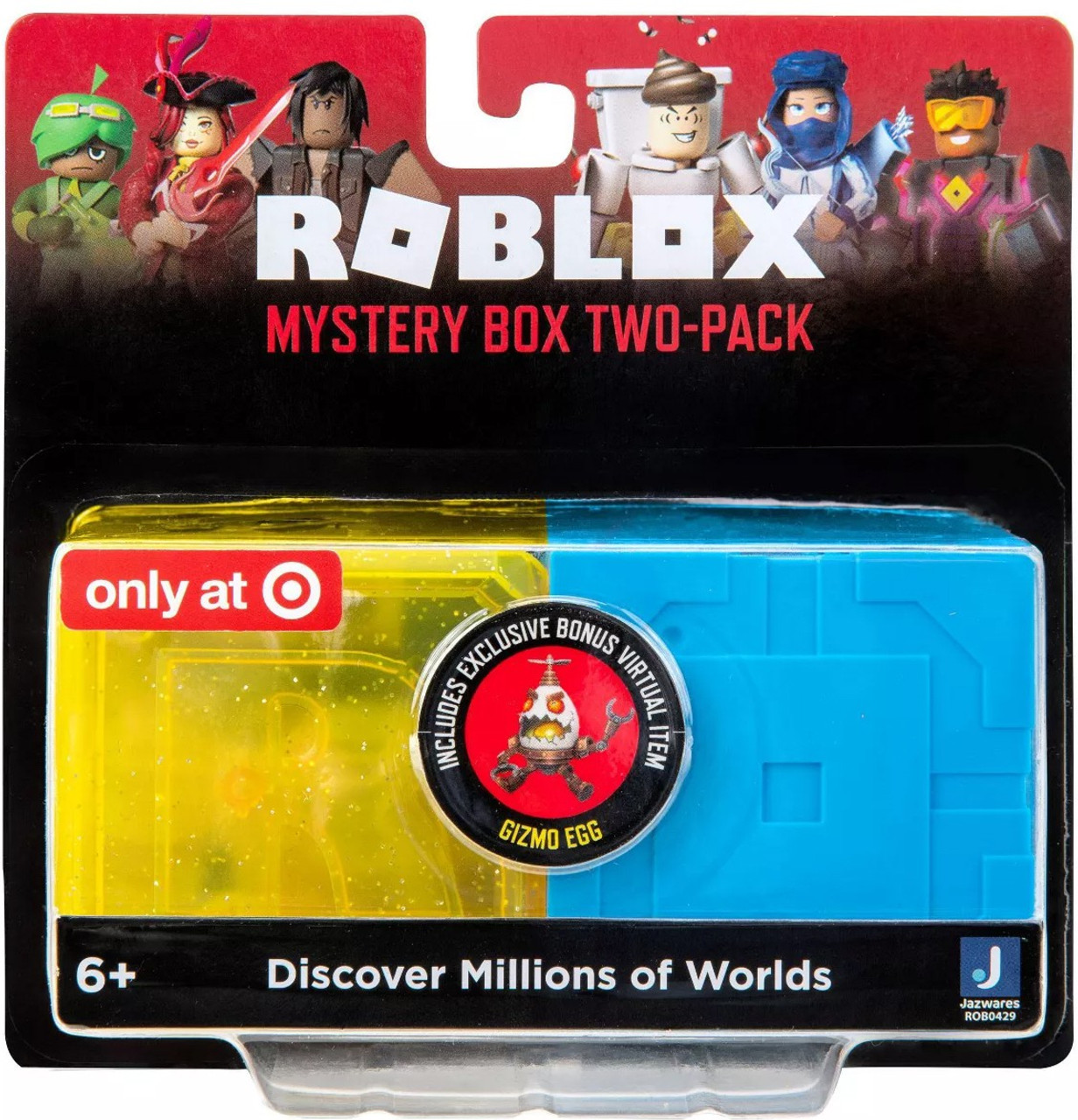 Roblox Series 9 Celebrity Series 7 Exclusive Mystery 2 Pack Easter Set Bonus Gizmo Egg Virtual Item Code Included Jazwares Toywiz - roblox harley quinn outfit code