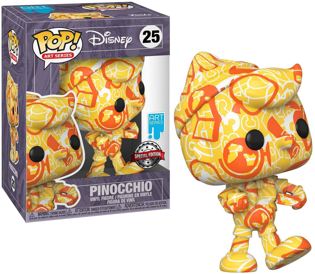 Funko Disney Pinocchio POP Art Series Pinocchio Exclusive Vinyl