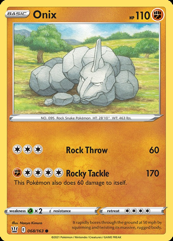 basic onix pokemon card Gym Heroes Common prevent 30 or less damage (after applying weakness and resistance) Pokemon PSA 9 MINT Onix