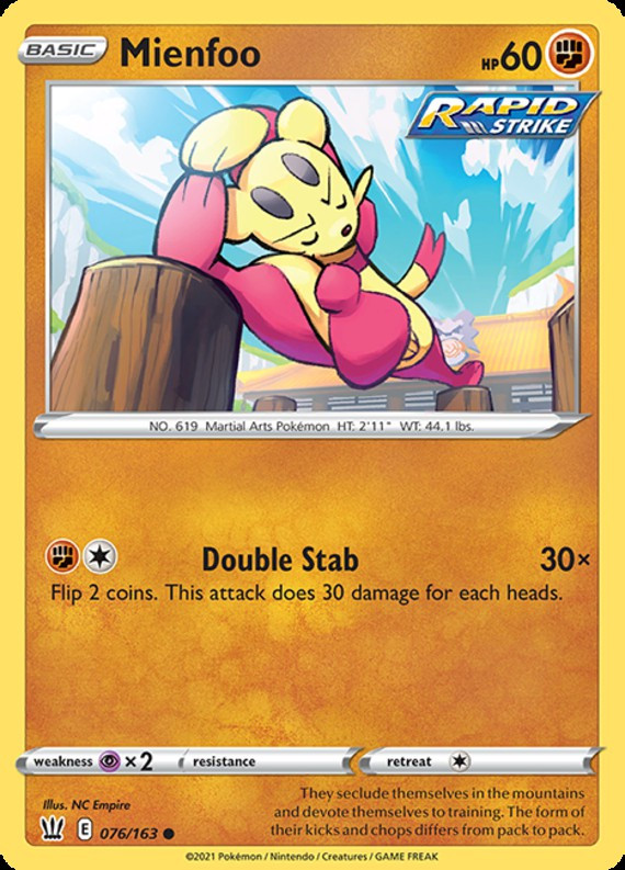 Pokemon Trading Card Game Sword Shield Battle Styles Single Card