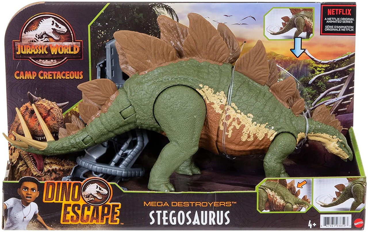 Jurassic World Mega Destroyer Stegosaurus Action Figure Mattel ToyWiz