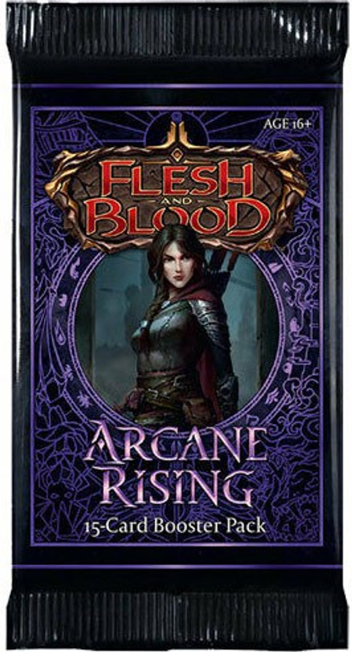 Flesh Blood Trading Card Game Arcane Rising 1st Edition Alpha Booster Pack 15 Cards Legend Story Studio Toywiz