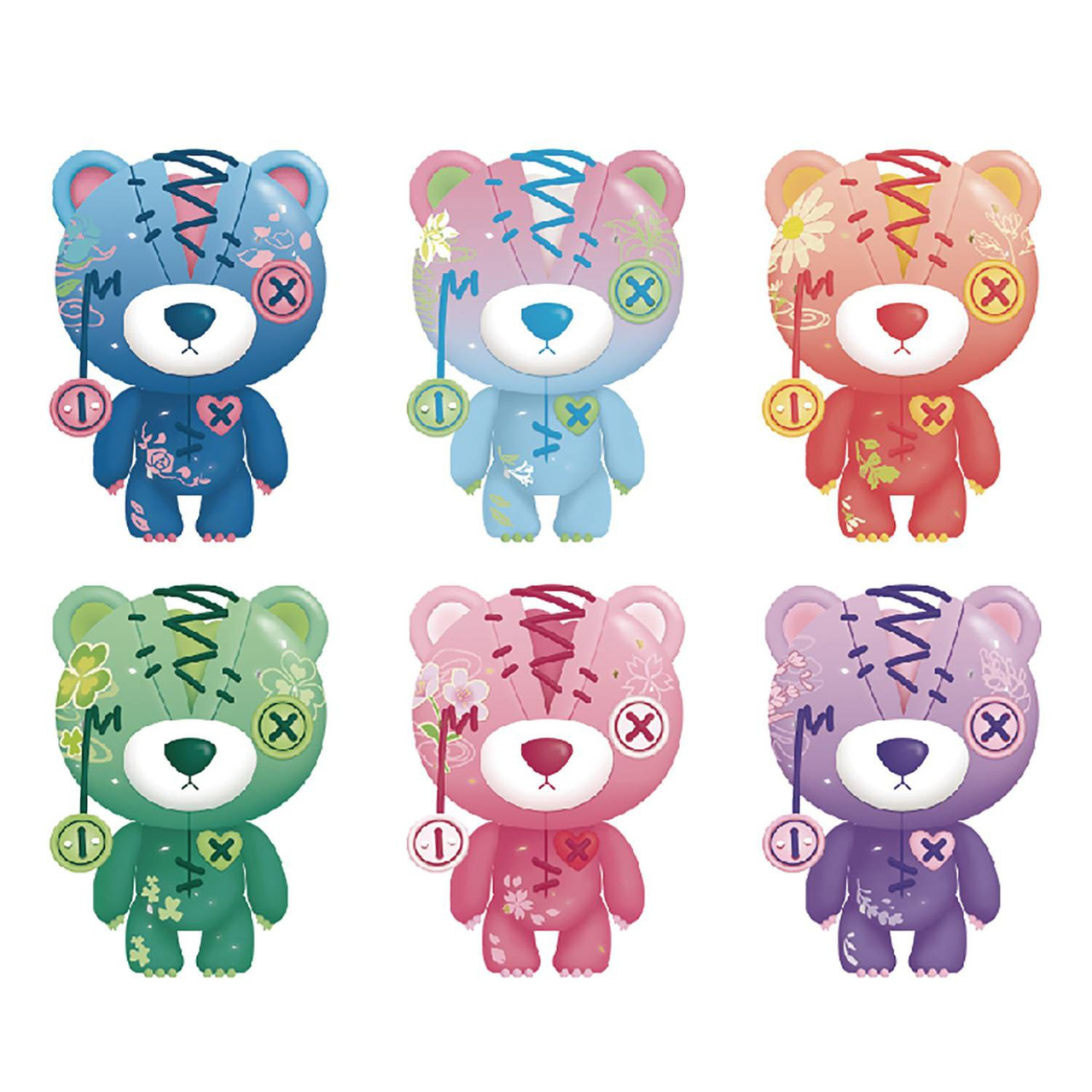 Raggedy Teddy Sweet Flowery Blind Mystery Pack 1 RANDOM Figure
