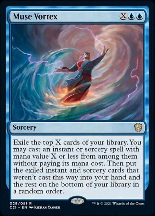 Magic The Gathering Commander 2021 Single Card Rare Muse Vortex 28